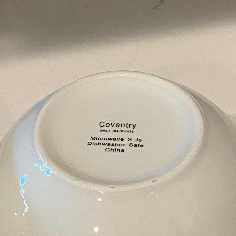 2 Coventry Daily Blessings Bowls with Scripture Psalms 28:7 Jeremiah 17:7 - Picture 3 of 5